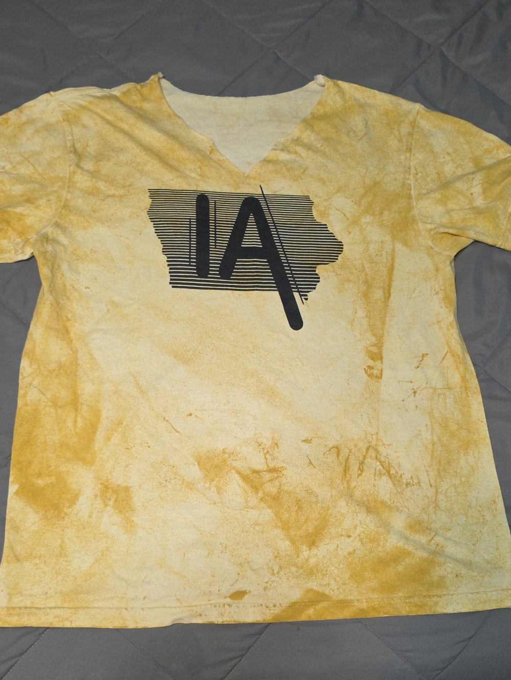IA Graphic Womens Tee in Yellow